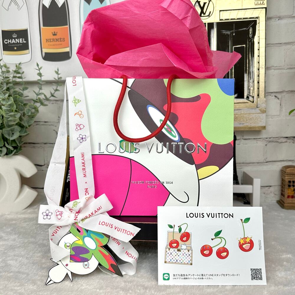 Louis Vuitton X Murakami 2025 Special 20th w/ tag, ribbon and stickers